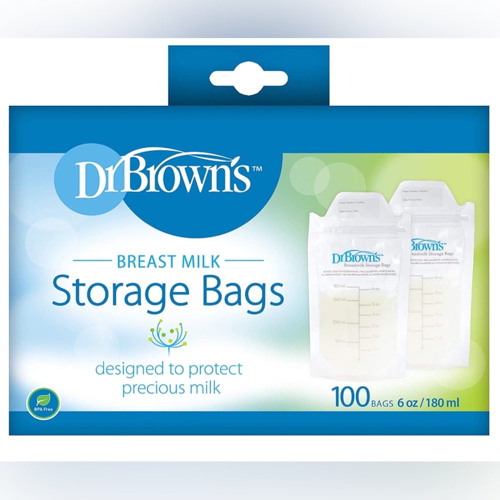 Dr brown breast milk storage bags